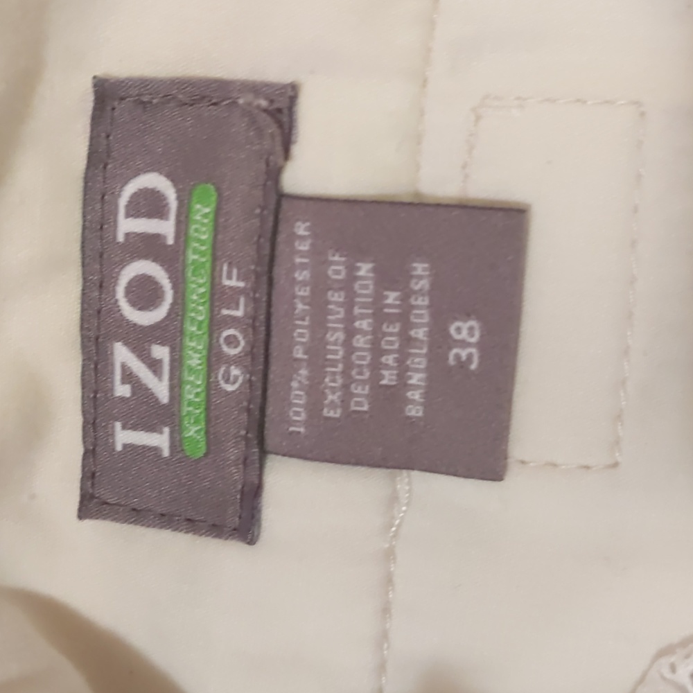 White Izod Golf Shorts - Picture 2 of 3